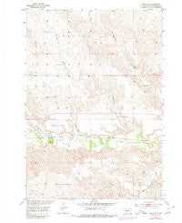 Philip SE South Dakota Historical topographic map, 1:24000 scale, 7.5 X 7.5 Minute, Year 1953