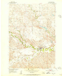 Philip South Dakota Historical topographic map, 1:24000 scale, 7.5 X 7.5 Minute, Year 1953