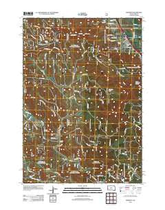Piedmont South Dakota Historical topographic map, 1:24000 scale, 7.5 X 7.5 Minute, Year 2012