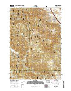 Piedmont South Dakota Current topographic map, 1:24000 scale, 7.5 X 7.5 Minute, Year 2015