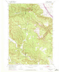 Piedmont South Dakota Historical topographic map, 1:24000 scale, 7.5 X 7.5 Minute, Year 1953