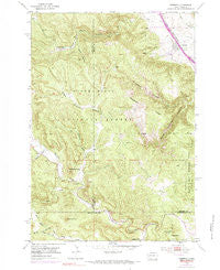 Piedmont South Dakota Historical topographic map, 1:24000 scale, 7.5 X 7.5 Minute, Year 1953