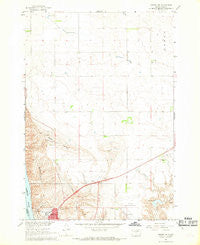 Pierre NE South Dakota Historical topographic map, 1:24000 scale, 7.5 X 7.5 Minute, Year 1967