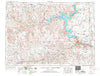 Pierre South Dakota Historical topographic map, 1:250000 scale, 1 X 2 Degree, Year 1954