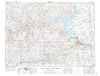 Pierre South Dakota Historical topographic map, 1:250000 scale, 1 X 2 Degree, Year 1954
