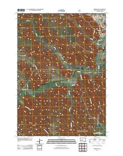 Pierre SW South Dakota Historical topographic map, 1:24000 scale, 7.5 X 7.5 Minute, Year 2012