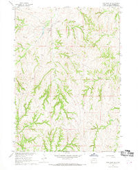 Pine Ridge NE South Dakota Historical topographic map, 1:24000 scale, 7.5 X 7.5 Minute, Year 1967
