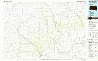 Pine Ridge South Dakota Historical topographic map, 1:100000 scale, 30 X 60 Minute, Year 1985