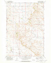 Pine Spring South Dakota Historical topographic map, 1:24000 scale, 7.5 X 7.5 Minute, Year 1974