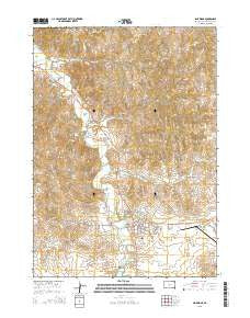 Pine Ridge South Dakota Current topographic map, 1:24000 scale, 7.5 X 7.5 Minute, Year 2015