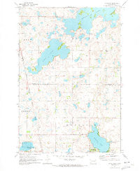 Piyas Lake South Dakota Historical topographic map, 1:24000 scale, 7.5 X 7.5 Minute, Year 1970