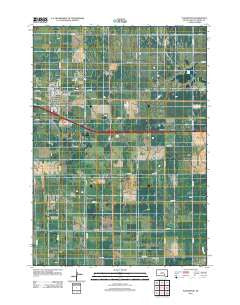 Plankinton South Dakota Historical topographic map, 1:24000 scale, 7.5 X 7.5 Minute, Year 2012