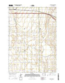 Platte Lake South Dakota Current topographic map, 1:24000 scale, 7.5 X 7.5 Minute, Year 2015