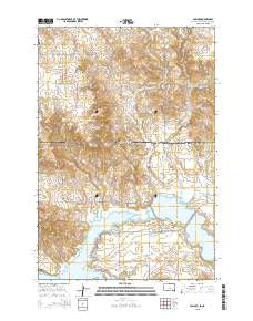 Pollock South Dakota Current topographic map, 1:24000 scale, 7.5 X 7.5 Minute, Year 2015