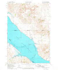 Pollock NW South Dakota Historical topographic map, 1:24000 scale, 7.5 X 7.5 Minute, Year 1966