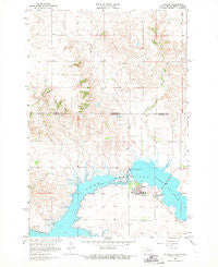 Pollock South Dakota Historical topographic map, 1:24000 scale, 7.5 X 7.5 Minute, Year 1965