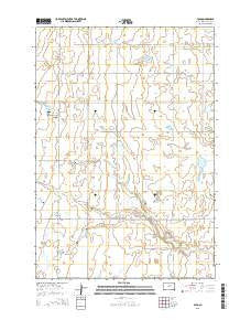Polo South Dakota Current topographic map, 1:24000 scale, 7.5 X 7.5 Minute, Year 2015