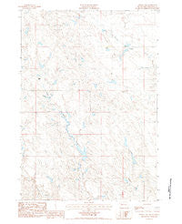 Powell NW South Dakota Historical topographic map, 1:24000 scale, 7.5 X 7.5 Minute, Year 1983