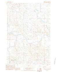 Prairie City NE South Dakota Historical topographic map, 1:24000 scale, 7.5 X 7.5 Minute, Year 1983