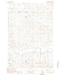 Prairie City NW South Dakota Historical topographic map, 1:24000 scale, 7.5 X 7.5 Minute, Year 1983
