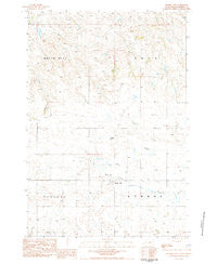 Prairie City South Dakota Historical topographic map, 1:24000 scale, 7.5 X 7.5 Minute, Year 1983