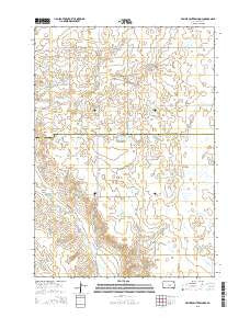 Prairie Center School South Dakota Current topographic map, 1:24000 scale, 7.5 X 7.5 Minute, Year 2015