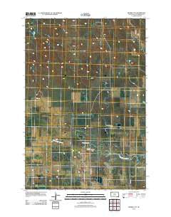 Prairie City South Dakota Historical topographic map, 1:24000 scale, 7.5 X 7.5 Minute, Year 2012