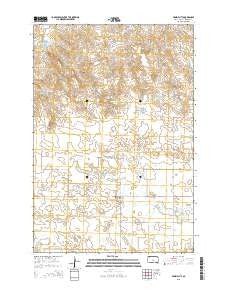 Prairie City South Dakota Current topographic map, 1:24000 scale, 7.5 X 7.5 Minute, Year 2015