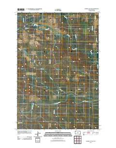 Prairie City NW South Dakota Historical topographic map, 1:24000 scale, 7.5 X 7.5 Minute, Year 2012