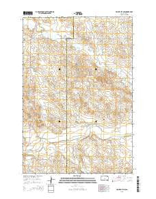 Prairie City NW South Dakota Current topographic map, 1:24000 scale, 7.5 X 7.5 Minute, Year 2015