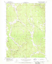 Preacher Spring South Dakota Historical topographic map, 1:24000 scale, 7.5 X 7.5 Minute, Year 1956