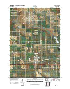 Presho South Dakota Historical topographic map, 1:24000 scale, 7.5 X 7.5 Minute, Year 2012