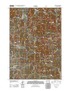 Pringle South Dakota Historical topographic map, 1:24000 scale, 7.5 X 7.5 Minute, Year 2012