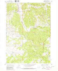 Pringle South Dakota Historical topographic map, 1:24000 scale, 7.5 X 7.5 Minute, Year 1956