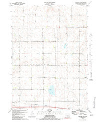 Pukwana SE South Dakota Historical topographic map, 1:24000 scale, 7.5 X 7.5 Minute, Year 1983
