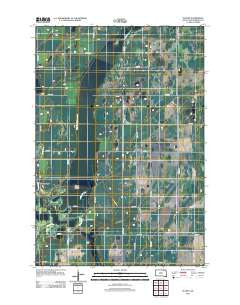 Putney South Dakota Historical topographic map, 1:24000 scale, 7.5 X 7.5 Minute, Year 2012