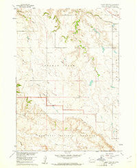 Quinn Table NE South Dakota Historical topographic map, 1:24000 scale, 7.5 X 7.5 Minute, Year 1960
