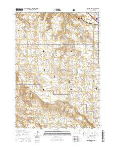Quinn Table NE South Dakota Current topographic map, 1:24000 scale, 7.5 X 7.5 Minute, Year 2015