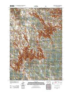 Quinn Table SE South Dakota Historical topographic map, 1:24000 scale, 7.5 X 7.5 Minute, Year 2012