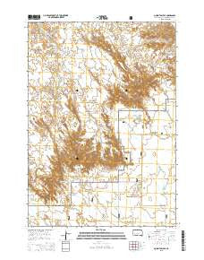 Quinn Table SE South Dakota Current topographic map, 1:24000 scale, 7.5 X 7.5 Minute, Year 2015
