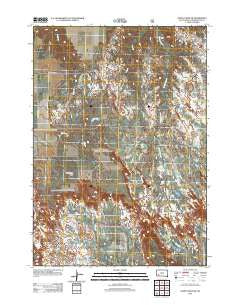 Quinn Table SW South Dakota Historical topographic map, 1:24000 scale, 7.5 X 7.5 Minute, Year 2012