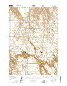 Quinn Table SW South Dakota Current topographic map, 1:24000 scale, 7.5 X 7.5 Minute, Year 2015
