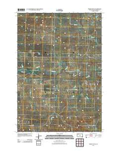 Rabbit Butte South Dakota Historical topographic map, 1:24000 scale, 7.5 X 7.5 Minute, Year 2012
