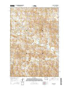 Ralph SW South Dakota Current topographic map, 1:24000 scale, 7.5 X 7.5 Minute, Year 2015