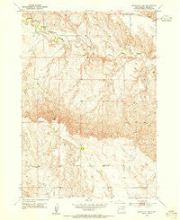 Rapid City 1 SE South Dakota Historical topographic map, 1:24000 scale, 7.5 X 7.5 Minute, Year 1953