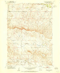 Rapid City 1 SW South Dakota Historical topographic map, 1:24000 scale, 7.5 X 7.5 Minute, Year 1953