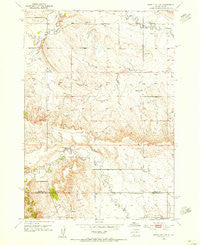 Rapid City NW South Dakota Historical topographic map, 1:24000 scale, 7.5 X 7.5 Minute, Year 1953