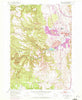 Rapid City West South Dakota Historical topographic map, 1:24000 scale, 7.5 X 7.5 Minute, Year 1953