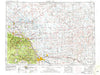 Rapid City South Dakota Historical topographic map, 1:250000 scale, 1 X 2 Degree, Year 1953