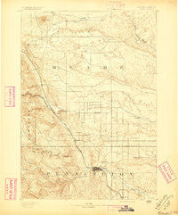 Rapid South Dakota Historical topographic map, 1:125000 scale, 30 X 30 Minute, Year 1893